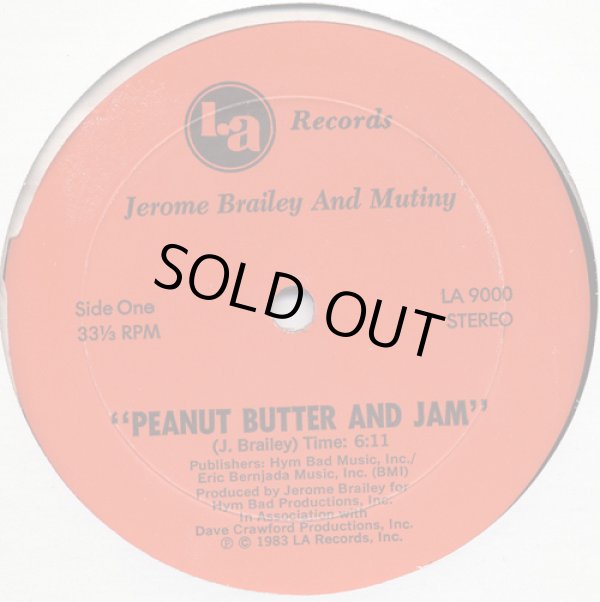 画像2: Jerome Brailey And Mutiny - Peanut Butter And Jam 12" 