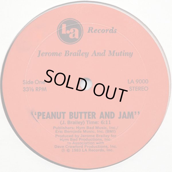 画像1: Jerome Brailey And Mutiny - Peanut Butter And Jam 12" 