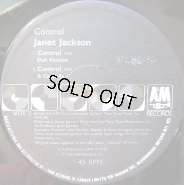 画像2: Janet Jackson - Control (Video Mix)  12"