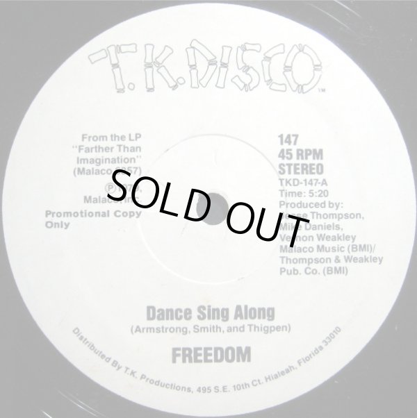 画像1: Freedom - Dance Sing Along/Set You Free  12"