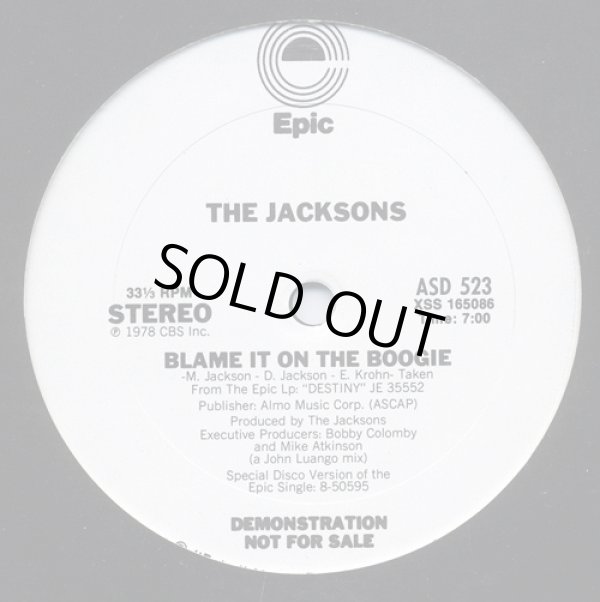 画像1: The Jacksons - Blame It On The Boogie  12"