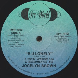 画像: Jocelyn Brown - R-U-Lonely  12"