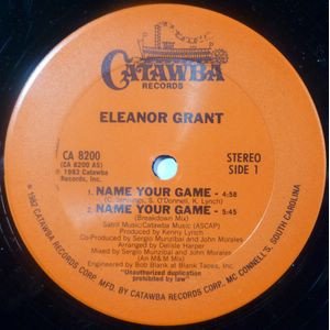 画像: Eleanor Grant - Name Your Game  12"