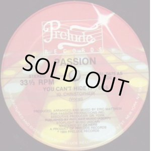 画像: Passion - You Can't Hide 12"