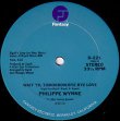 画像1: Philippe Wynne - Wait 'Til Tomorrow/Bye Bye Love  12"  