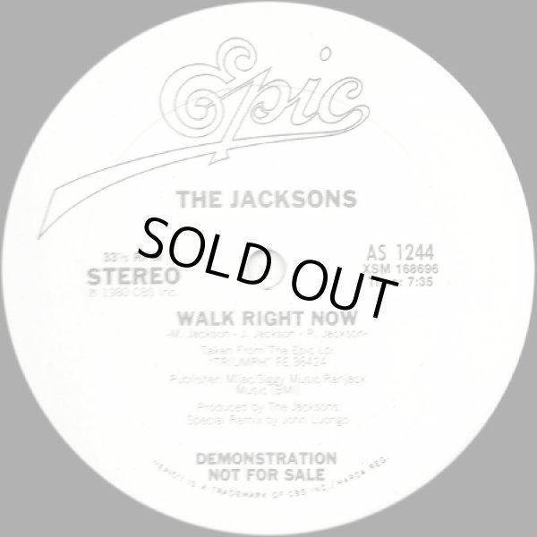 画像1: The Jacksons - Walk Right Now (Special Remix) 12"