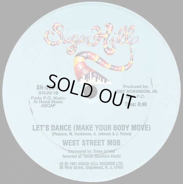 画像1: West Street Mob - Let's Dance (Make Your Body Move)/Monster Jam (Inst)  12"