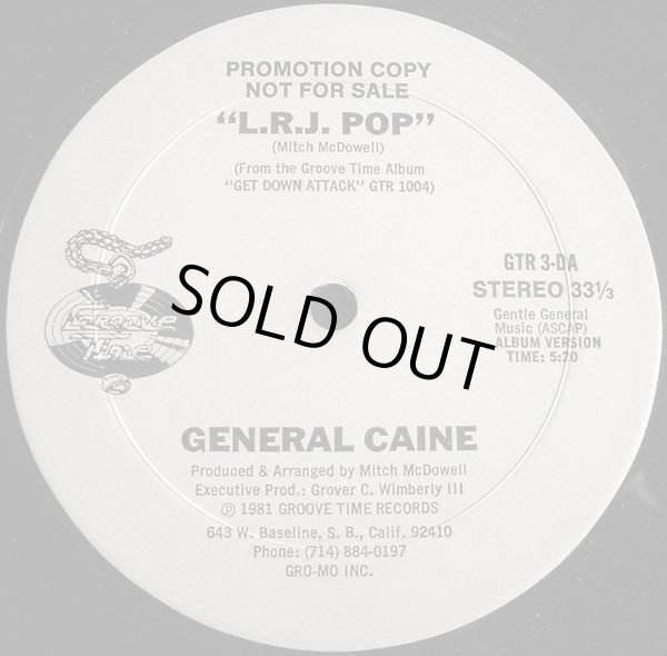 画像1: General Caine - L.R.J. Pop (Album/Edit) 12" 