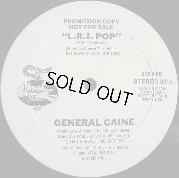 画像2: General Caine - L.R.J. Pop (Album/Edit) 12" 