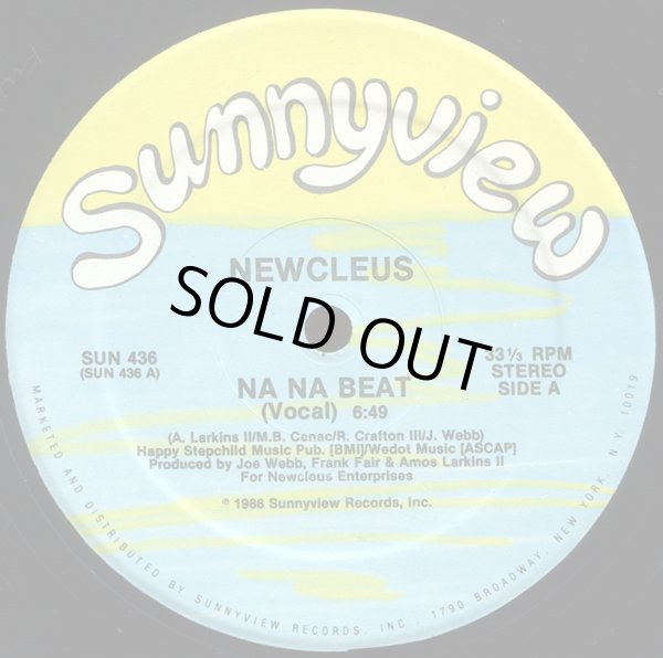 画像1: Newcleus - Na Na Beat  12"