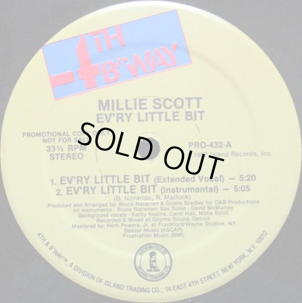 画像1: Millie Scott - Ev'ry Little Bit (4Vers Promo) 12"