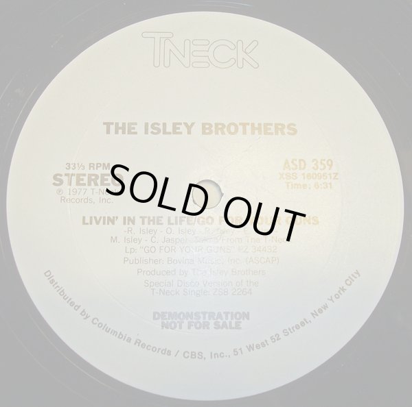 画像1: The Isley Brothers - Livin' In The Life/Go For Your Guns  12"