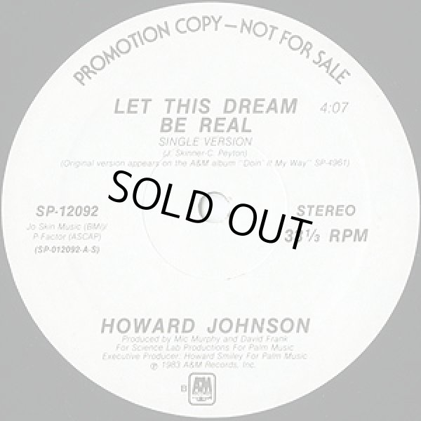 画像2: Howard Johnson - Let This Dream Be Real 12" 