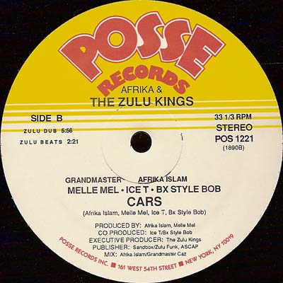 画像2: Afrika & The Zulu Kings - Cars  12"