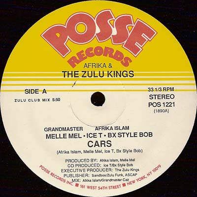 画像1: Afrika & The Zulu Kings - Cars  12"