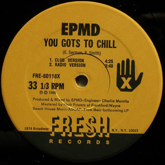 画像2: EPMD - You Gots To Chill  12"