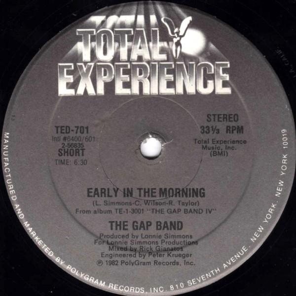 画像2: The Gap Band - Early In The Morning  12"