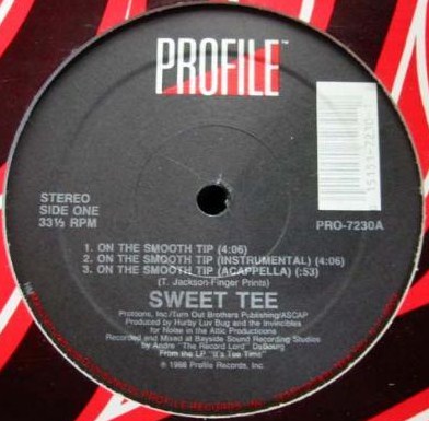 画像1: Sweet Tee - On The Smooth Tip/As The Beat Goes On  12"