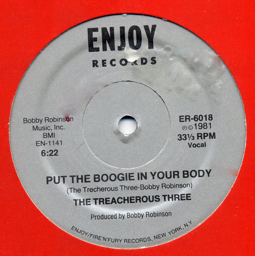 画像1: The Treacherous Three - Put The Boogie In Your Body  12" 