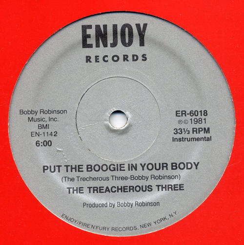 画像2: The Treacherous Three - Put The Boogie In Your Body  12" 