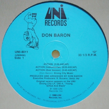 画像2: Don Baron - Action/Young Gifted And Black  12"