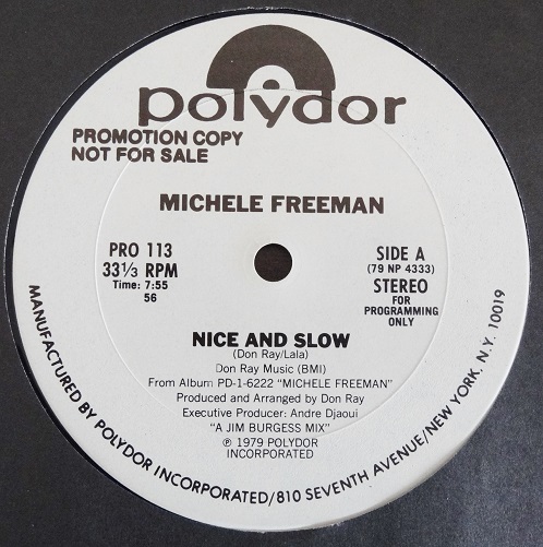 画像1: Michele Freeman - Nice And Slow/Try My Loving  12" 