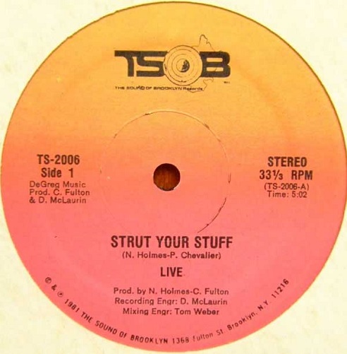 画像1: Live - Strut Your Stuff  12"