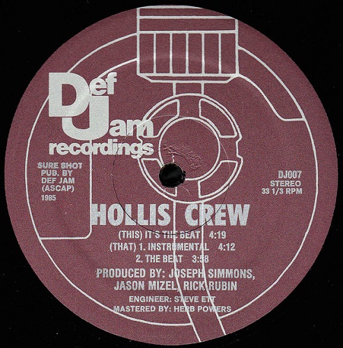 画像1: Hollis Crew - It's The Beat  12"