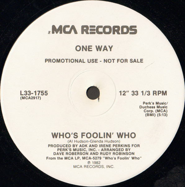 画像1: One Way - Who's Foolin' Who 12"