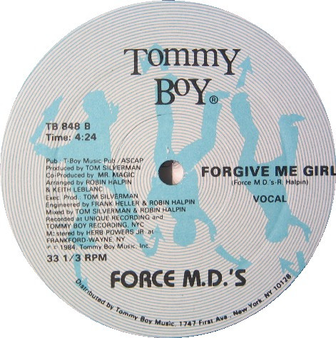 画像2: Force M.D.'s - Tears/Forgive Me Girl  12"