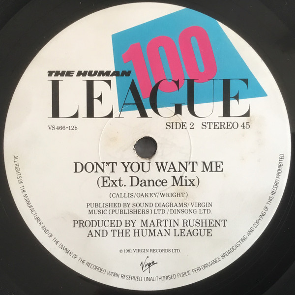 画像1: The Human League - Don't You Want Me/Seconds  12"  