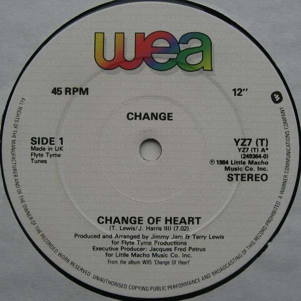 画像1: Change - Change Of Heart/Searching/A Lover's Holiday  12"