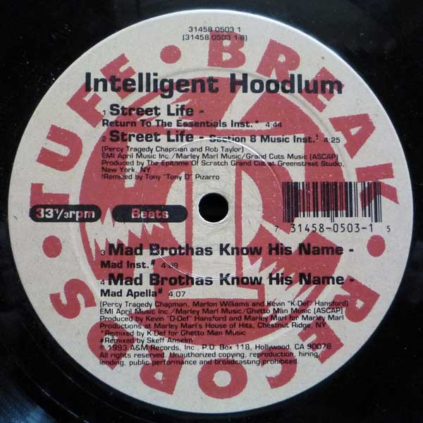 画像2: Intelligent Hoodlum - Street Life/Mad Brothas Know His Name  12"