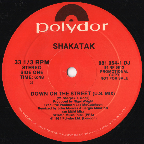 画像1: Shakatak - Down On The Street/Holding On  12"