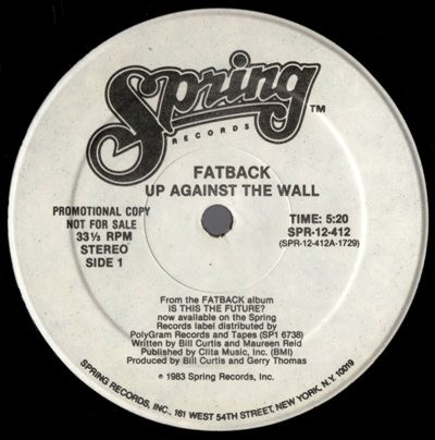 画像1: Fatback - Up Against The Wall  12"