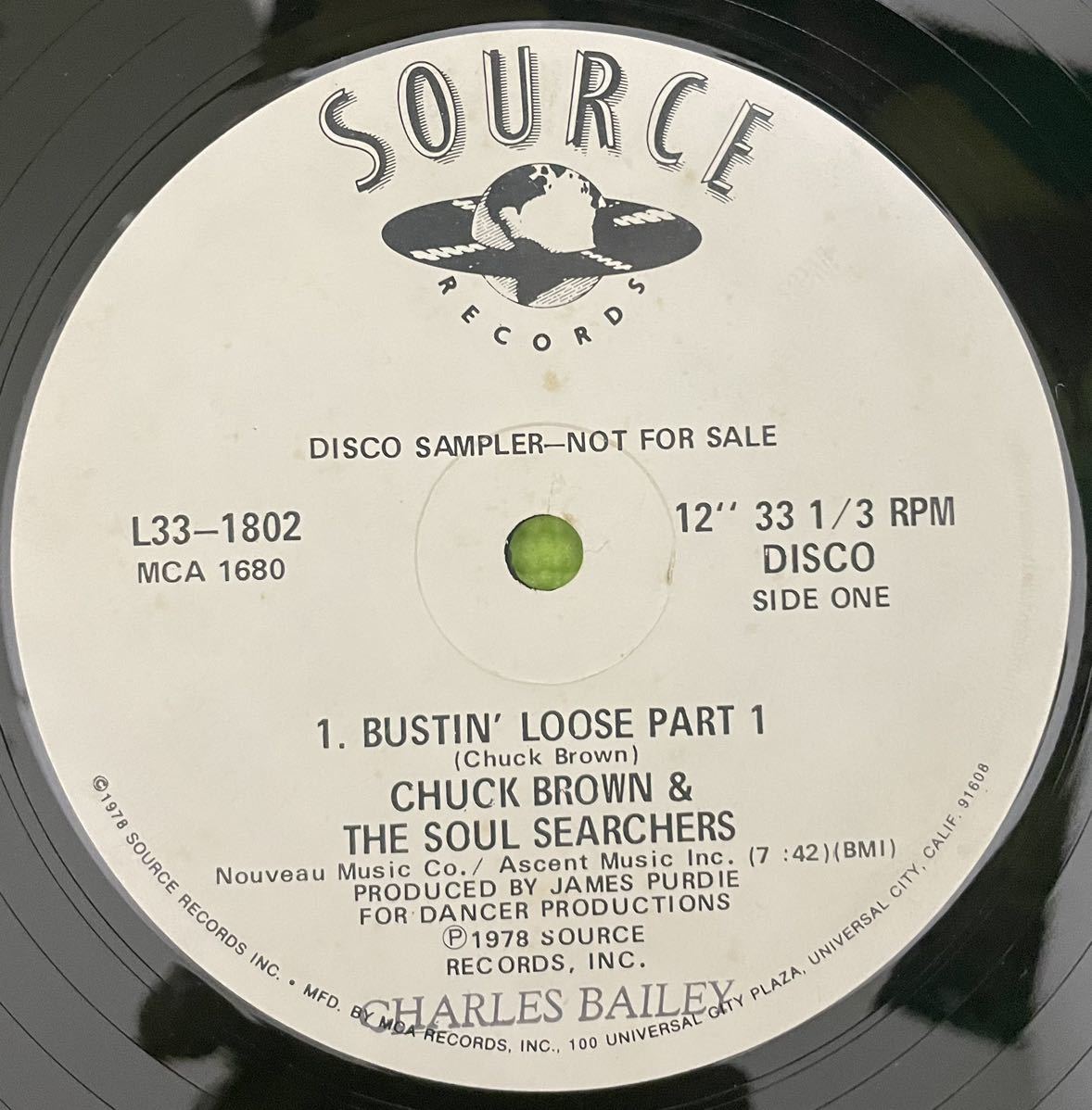 画像1: Chuck Brown & The Soul Searchers - Bustin' Loose Part.1& 2  12"