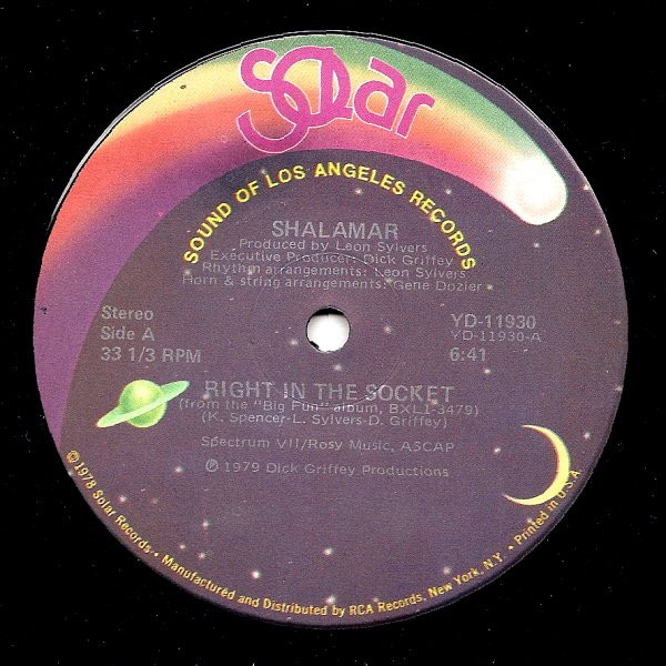 画像1: Shalamar - Right In The Socket/Girl   12"