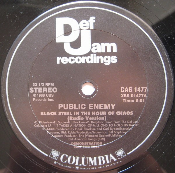 画像1: Public Enemy - Black Steel In The Hour Of Chaos  12"