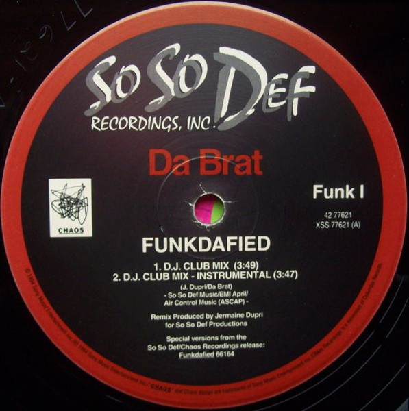 画像2: Da Brat - Funkdafied (Remix)  12"