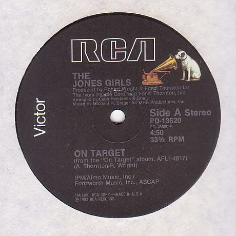 画像1: The Jones Girls - On Target/Curious  12"