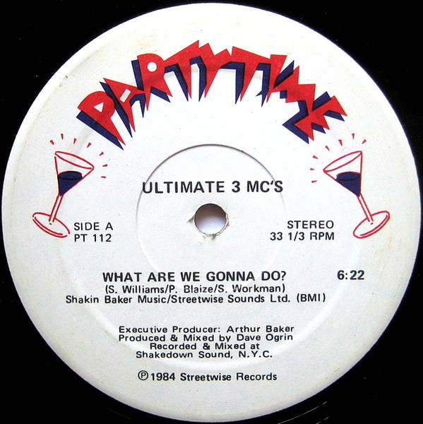 画像1: Ultimate 3 MC's - What Are We Gonna Do ?  12"