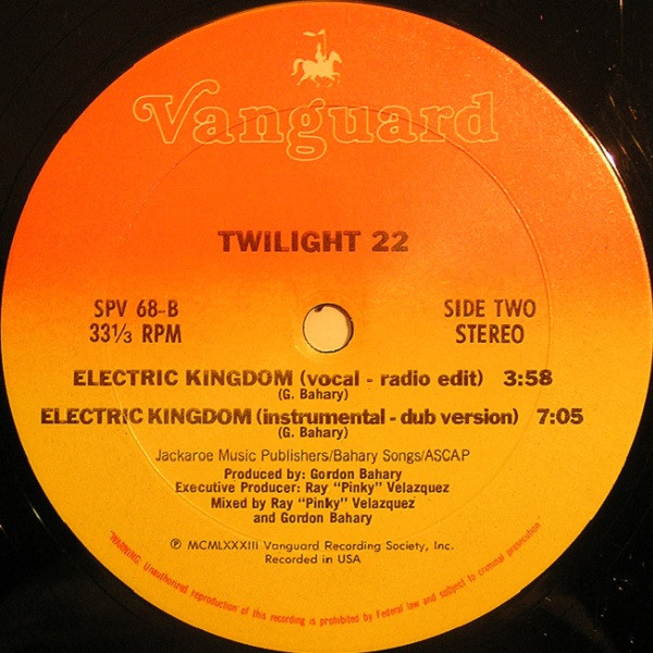 画像2: Twilight 22 - Electric Kingdom (4Vers)  12"