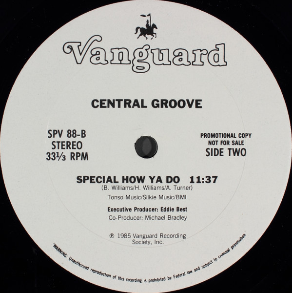 画像2: Central Groove - Special How Ya Do  12"