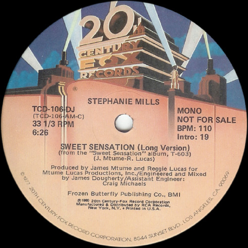 画像2: Stephanie Mills - Sweet Sensation (Long Vers Stereo/Mono)  12"