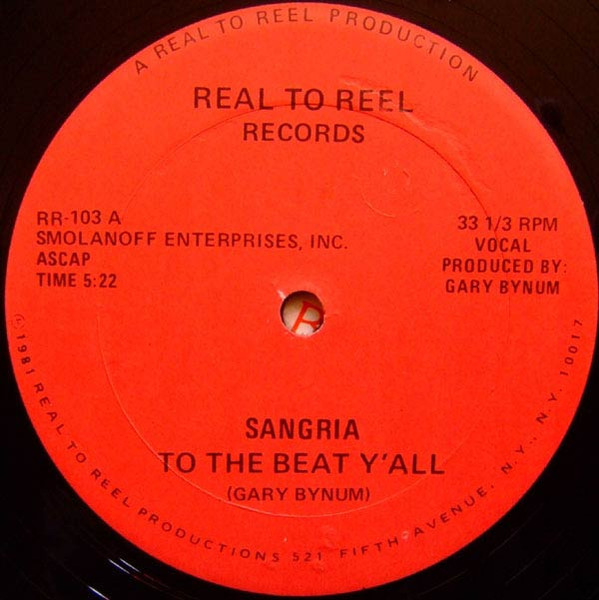 画像1: Sangria - To The Beat Y'all/Loose On Forty Duce  12"