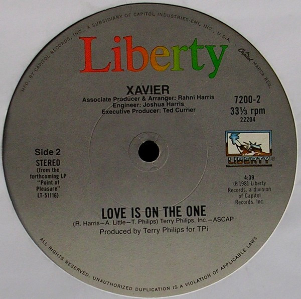 画像2: Xavier - Work That Sucker To Death/Love Is On The One  12"