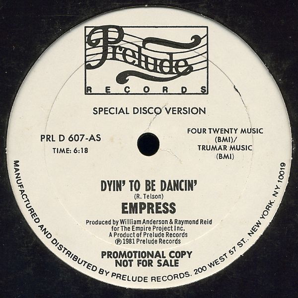 画像1: Empress - Dyin' To Be Dancin'  12"