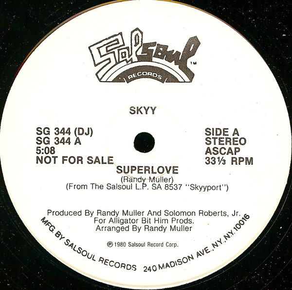 画像1: Skyy - Superlove/No Music  12"