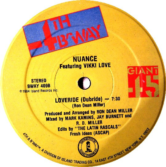 画像2: Nuance Featuring Vikki Love - Loveride  12" 