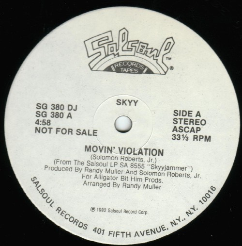 画像1: Skyy - Movin' Violation/Get Into The Beat  12"